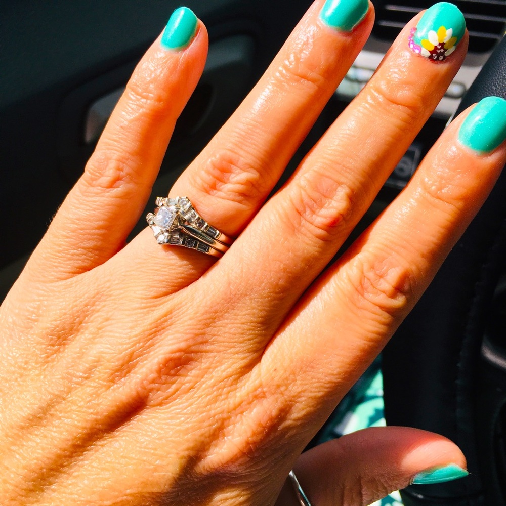 I am selling my wedding band! Just in time for my 10yr anniversary upgrade.